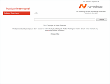 Tablet Screenshot of howtowriteasong.net